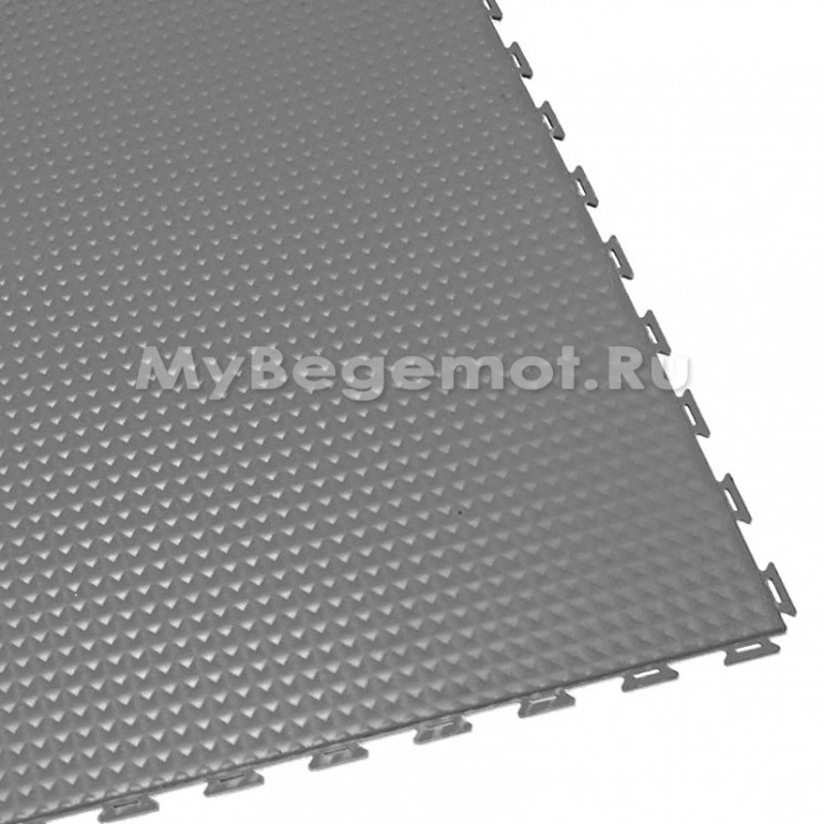 Модульное напольное коммерческое покрытие Veropol Prof 500x500x7,5мм, серый.