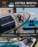 Доска САП (SUP) надувная X-POWER BLUE 320х84х15